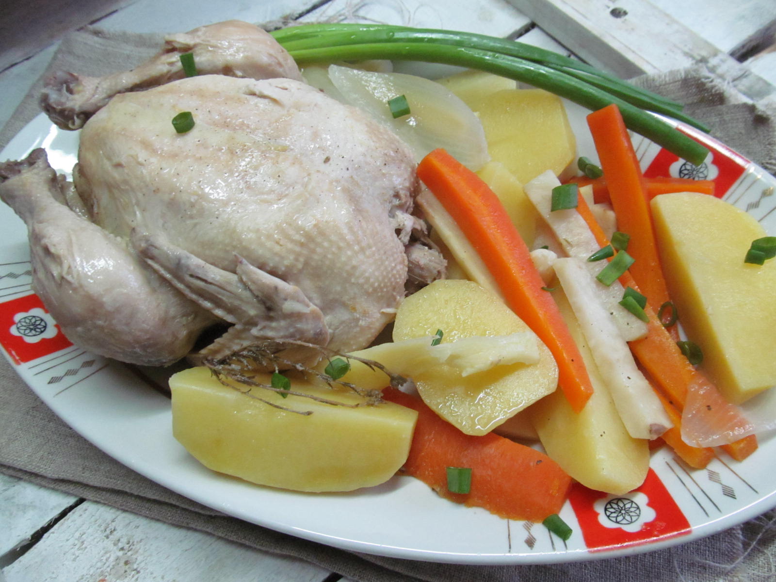 Тушеная курица с капустой и овощами