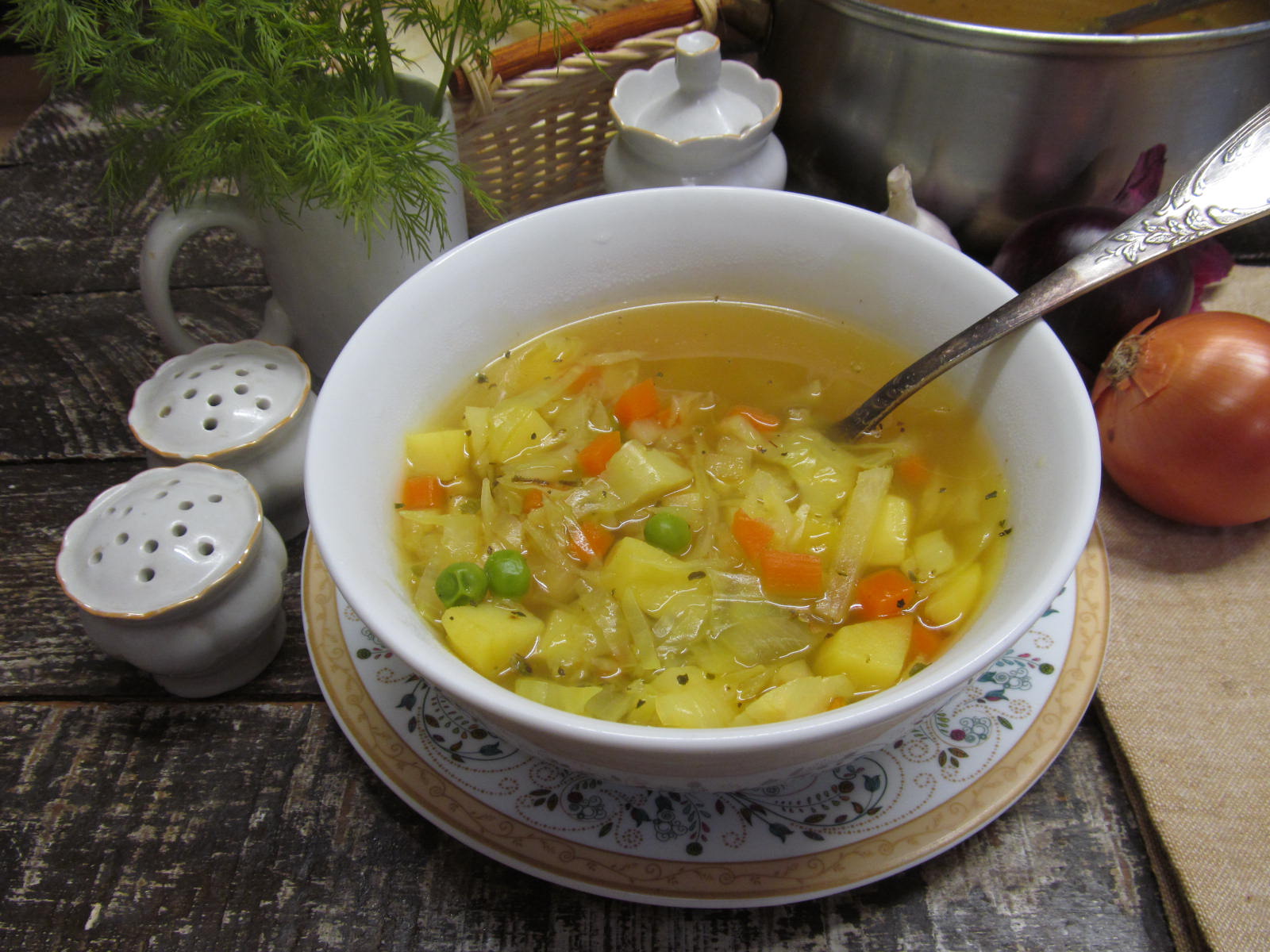 Куриный Овощной Суп Рецепт С Фото