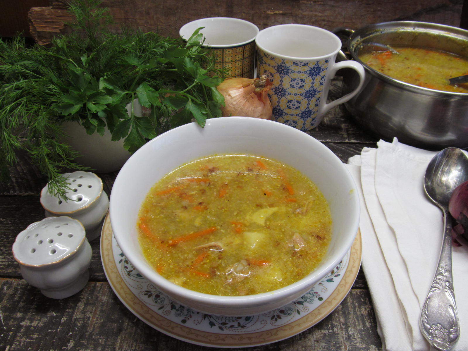 Гречневый суп с фрикадельками рецепт пошагово